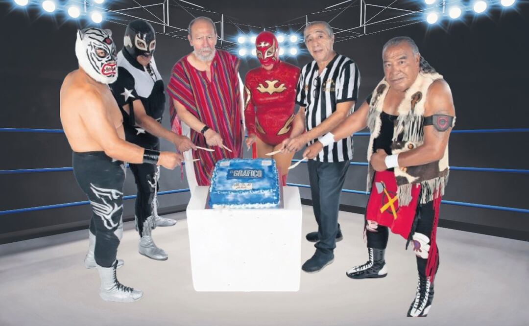 El Gráfico y Narcisse reconocen el trabajo de Leyendas de la lucha libre