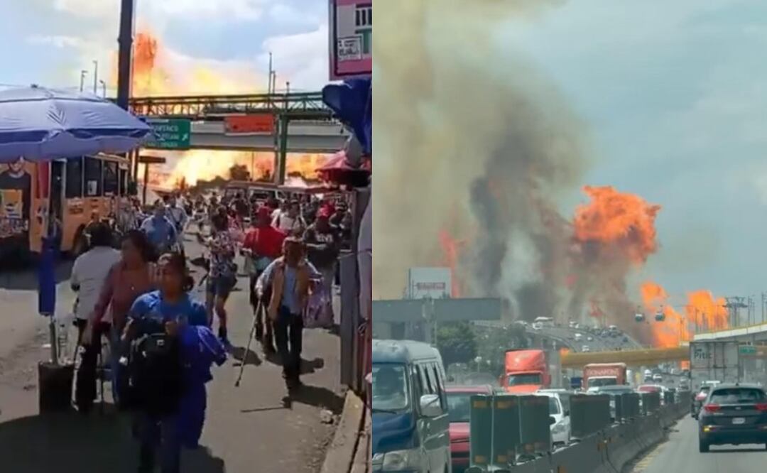 Explosión de pipa en el Puente de la Concordia. Foto: (Especial)