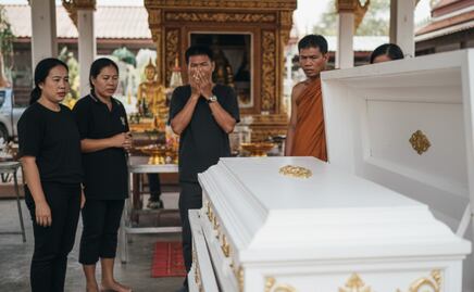 Mujer se salva de ser cremada viva por sus familiares en Tailandia 