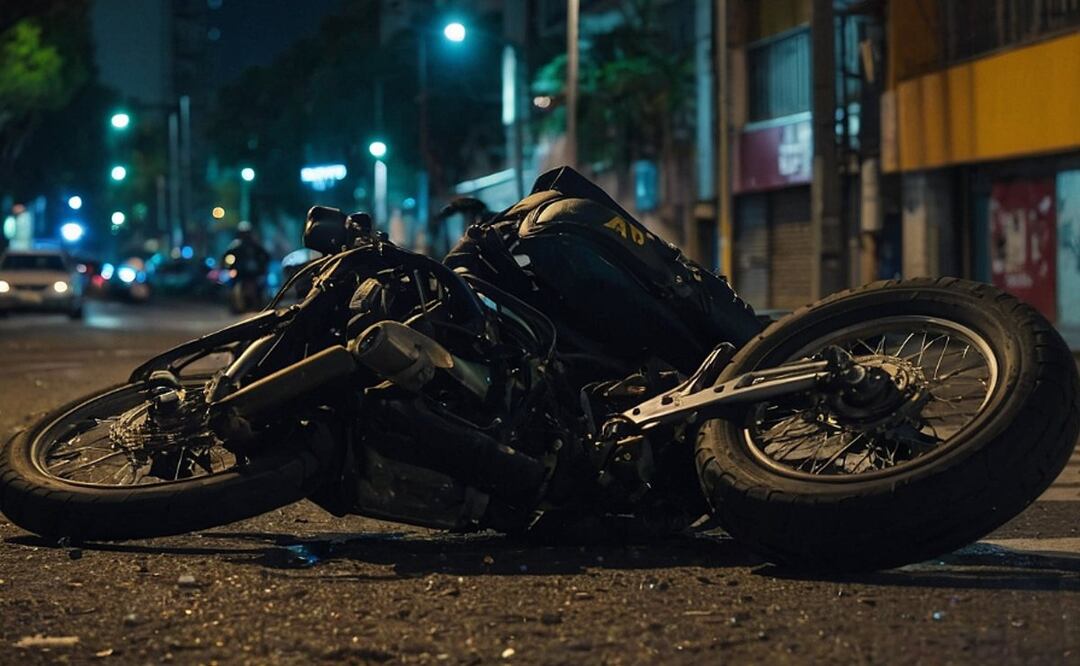 Poli se parte la choya en sus vacaciones al derrapar de la moto, en Milpa Alta