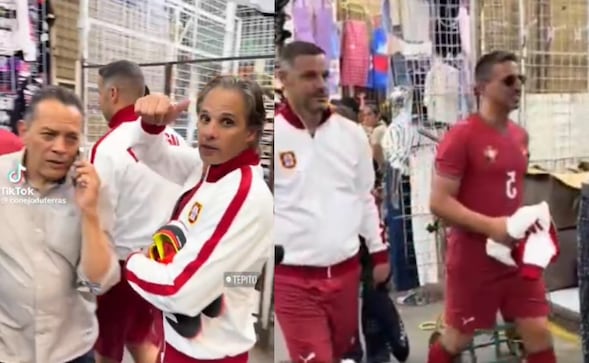 Selección de Portugal sorprende con surreal paseo por Tepito... ¡Otra vez, México vence a la IA