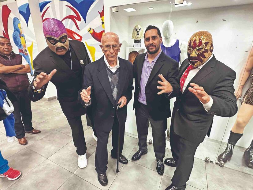 Aniversario CMLL. Foto: (Sergio Trejo. El Gráfico)