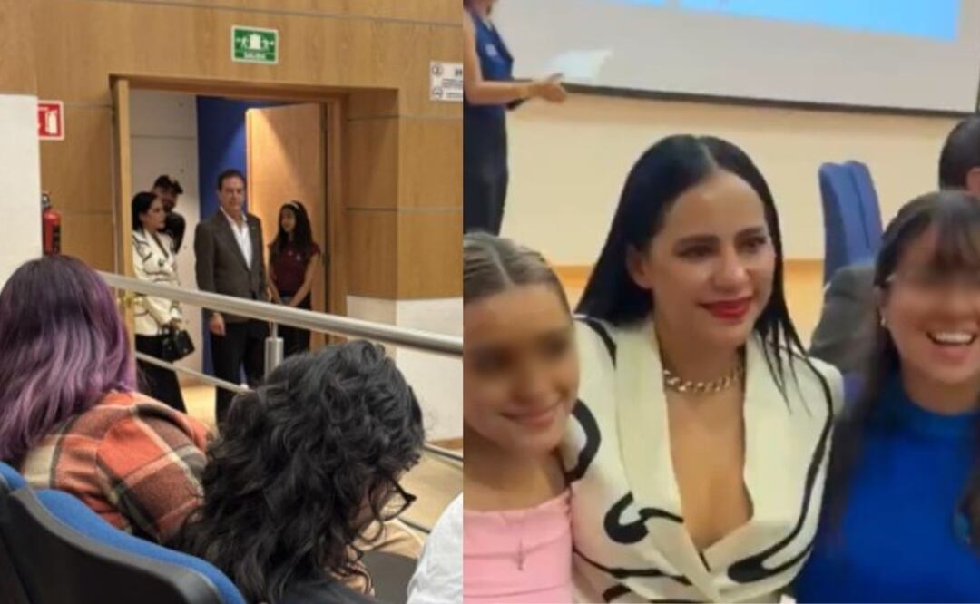 Sandra Cuevas en la FES Aragón. Foto: (Especial)