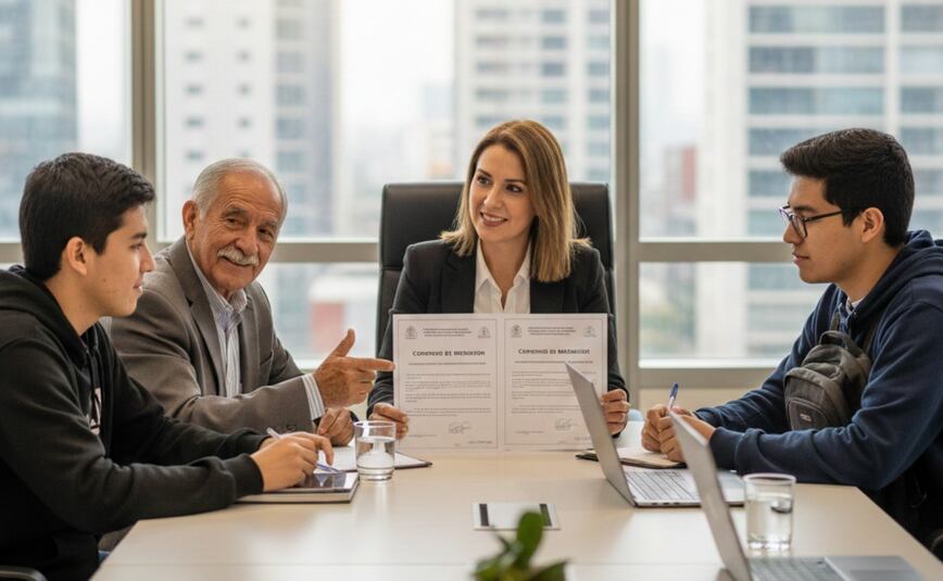 Imagen ilustrativa: IA (Pensión Alimenticia Sin Juicio: Cómo fijar un acuerdo voluntario con valor legal en CDMX)