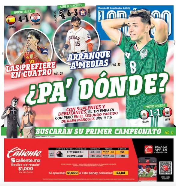 Portada El Gráfico | Miércoles 30 de septiembre 2026