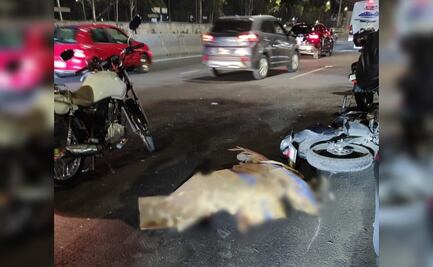 Camión de basura arrolla y mata a motociclista en Iztapalapa