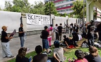 Patinadores exigen reconstrucción del espacio que fue quitado en la alcaldía Álvaro Obregón