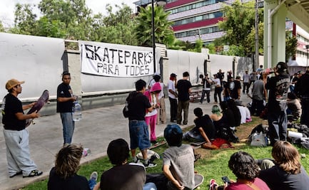 Patinadores exigen reconstrucción del espacio que fue quitado en la alcaldía Álvaro Obregón