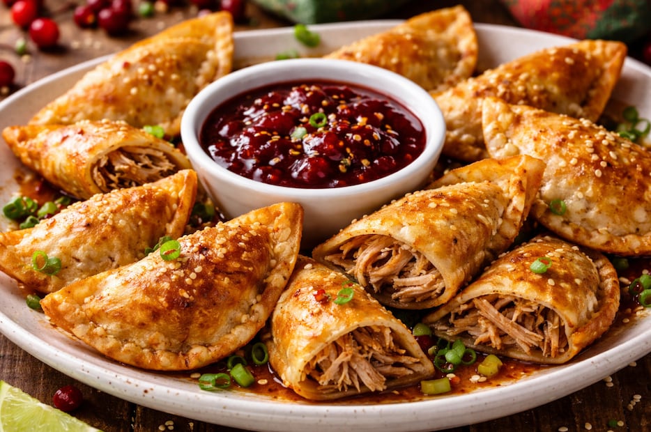 Empanadas navideñas (Foto: Creada con IA)