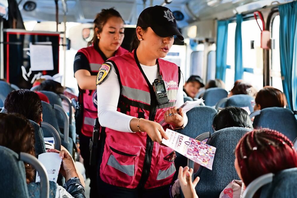 Ecatepec refuerza seguridad para mujeres con operativos y Puntos Violeta (Foto: Especial)