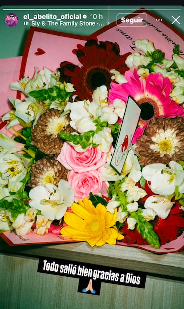 La novia de Abelito salió bien de cirugía (Vía: Instagram)