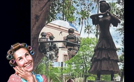 Fracasa la reunión para derribar la escultura de Florinda Meza ¿El pueblo la sigue amando?