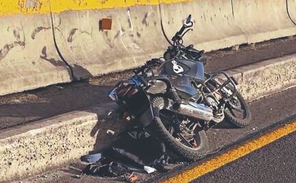 Accidente mortal en la autopista México-Pachuca: motociclista pierde la vida