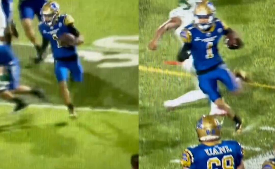 VIDEO | Le salió lo pambolero a jugador de los Aztecas en la Liga Mayor de ONEFA