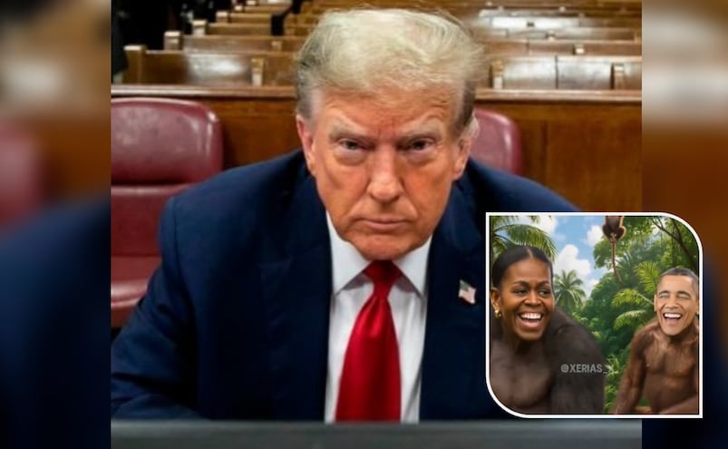 Polémica obliga a Trump a eliminar video ofensivo contra los Obama