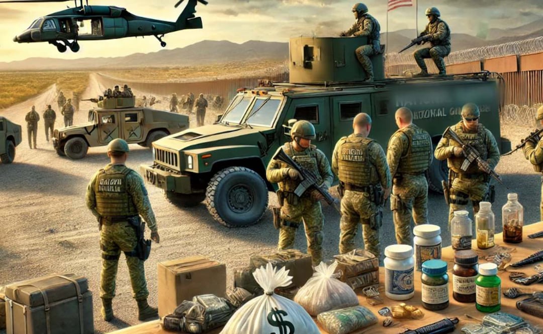 Operación Frontera (Foto: Creada con IA)