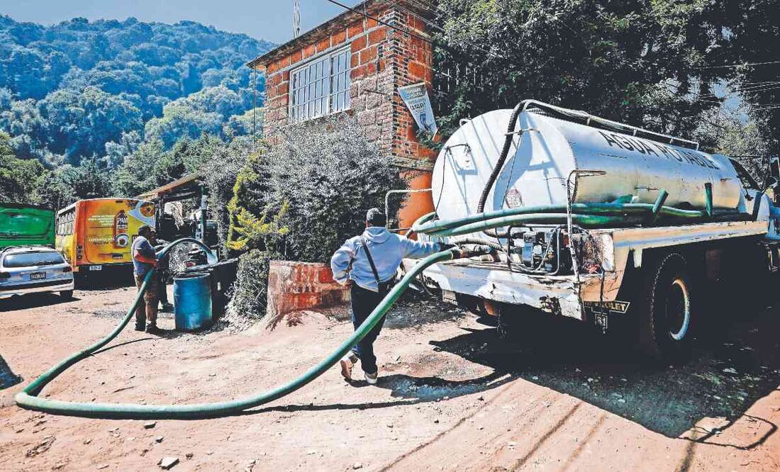 CDMX moderniza reparto de agua: pipas con GPS, códigos QR y nueva supervisión. Foto: (Archivo. El Gráfico)