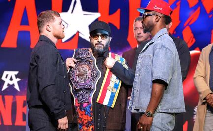 Canelo Álvarez vs William Scull: primer cara a cara rumbo a la pelea en Arabia Saudita