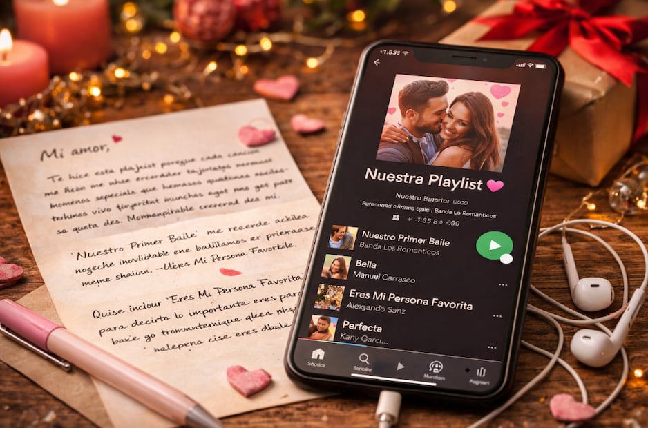 Playlist personalizada (Foto: Creada con IA)