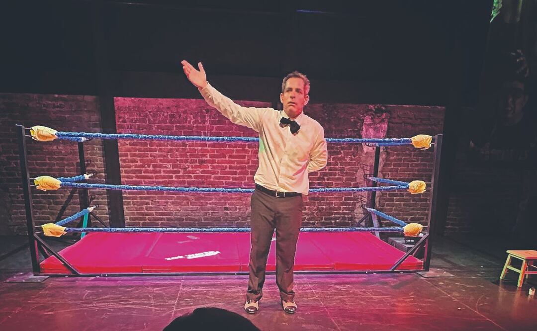 ¡No te lo puedes perder! Jorge Lan interpreta al réferi en un monólogo de Lucha Libre