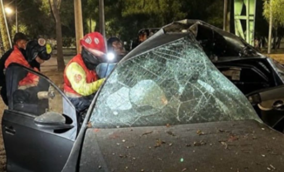 Accidente en Periférico Oriente (Foto: Yara Silva)