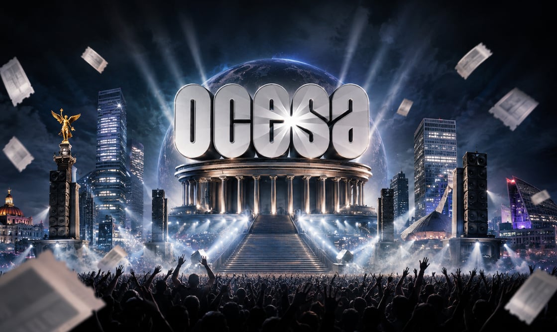 OCESA juega en ligas mayores: Entra al top 3 mundial de promotoras de conciertos (Foto: Creada con IA)