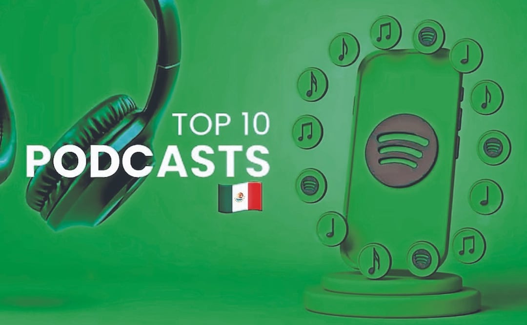 Estos son los podcasts más escuchados en Spotify México en 2025. Foto: (Spotify México)