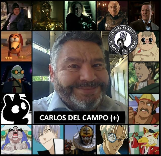 Personajes de Carlos del Campo (Vía: Facebook "Yo también apoyo el doblaje mexicano")