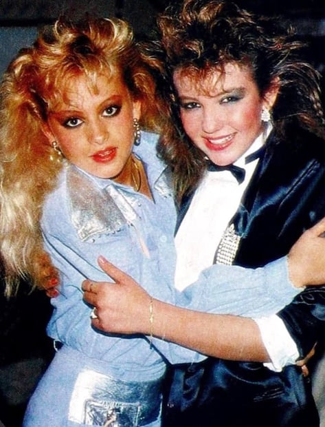 Thalía y Paulina Rubio (Foto: X)