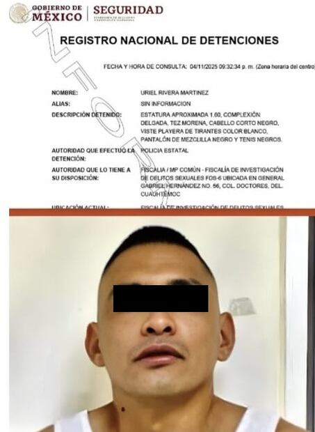 Acosador de Claudia Sheinbaum ya fue detenido. Foto: (Especial)