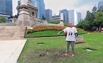 Quitan antimonumento del Ángel de la Independencia, acusan a la Secretaría de Gobernación del retiro