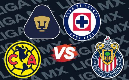 Dónde y a qué hora ver EN VIVO los juegos de los 4 Grandes de la Liga MX: Pumas, Chivas, Cruz Azul y América
