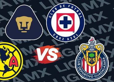 Dónde y a qué hora ver EN VIVO los juegos de los 4 Grandes de la Liga MX: Pumas, Chivas, Cruz Azul y América