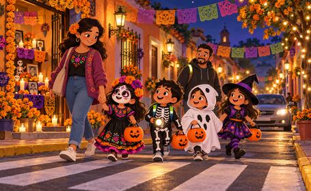 ¡Que no se pierda la calaverita! Claves para proteger a niñas y niños en Día de Muertos