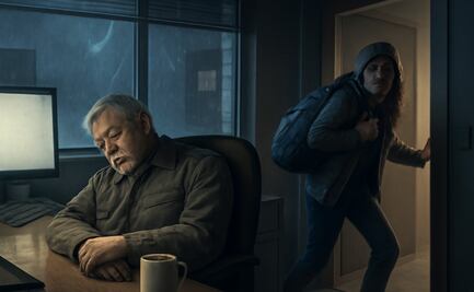 ¿Cómo fue que Adela robó una oficina enamorando y seduciendo al guardia?