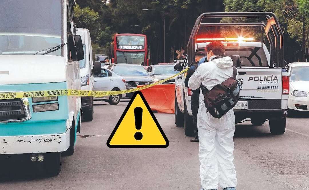 Microbús arrolla a un hombre y lo manda a un viaje sin regreso en la Gustavo A Madero. Foto: (Osmar Alvarado. El Gráfico)