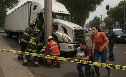 Familia con bebé se salva de milagro en impactante choque de la Avenida 608 ¿Milagro?