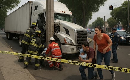 Familia con bebé se salva de milagro en impactante choque de la Avenida 608 ¿Milagro?