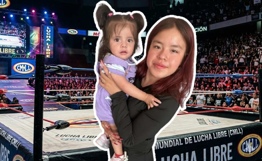 La historia de Dyosa Avilix: Entre llaves, pañales y el sueño de llegar al CMLL. Foto: (Sergio Trejo. El Gráfico)