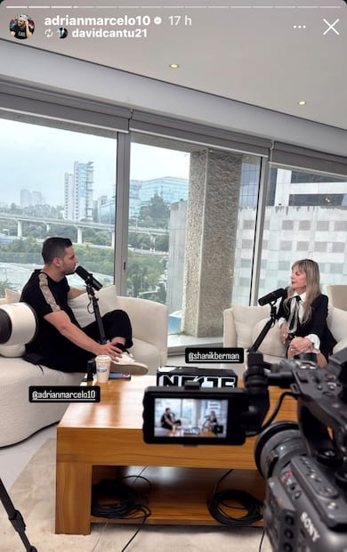 Adrián Marcelo y Shanik Berman (Vía: Instagram)
