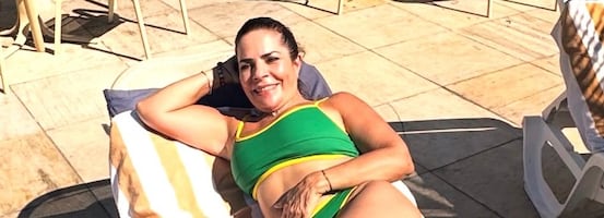 Ana María Alvarado derrocha sensualidad con bikini en foto filtrada antes del robo en Brasil