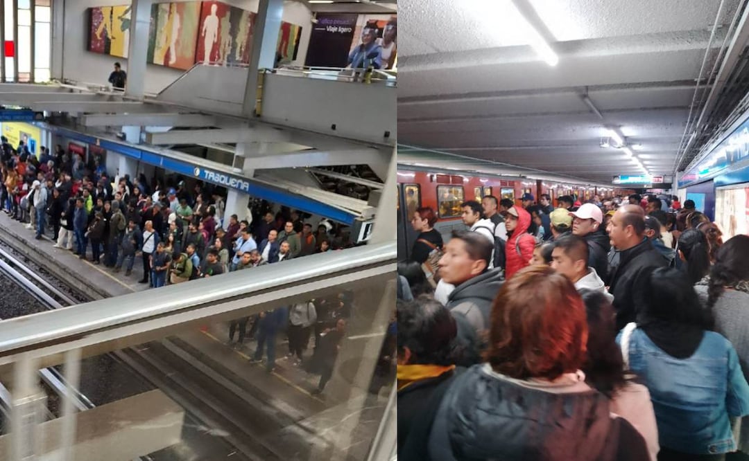 Metro CDMX detenido. Foto: (Especial)