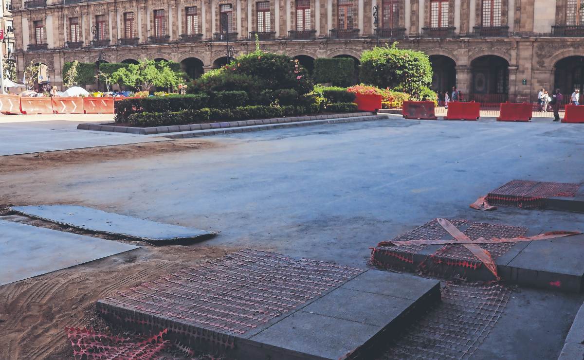 Obras de peatonalización en el Centro Histórico de la CDMX Martí Batres