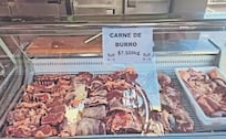 Crisis en Argentina: Cae consumo de carne vacuna y crece la venta de carne de burro y caballo