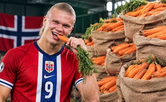 La fiebre por Haaland llega al supermercado: Noruegos arrasan con el consumo de zanahorias