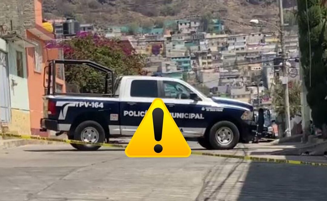 Desde una camioneta, tiran un cadáver encobijado en las peligrosas calles de Tlalnepantla
