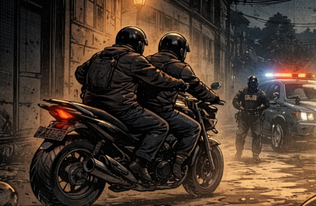 Alcanzado por el karma: Así fue la ejecución de "El Centavo", en Iztapalapa (Foto: Creada con IA)