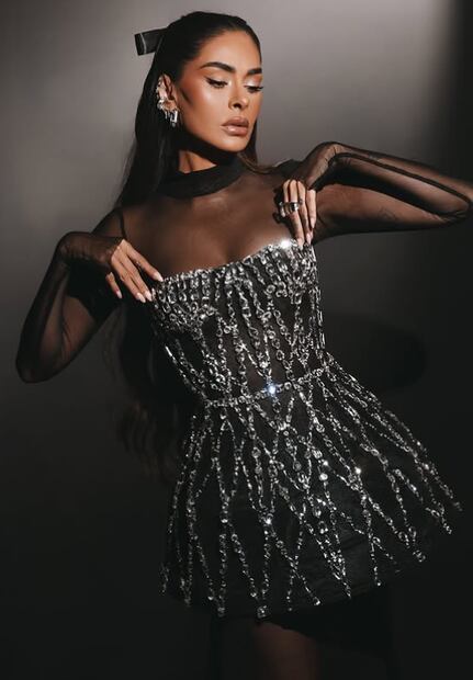 Galilea Montijo, vestido transparente (Foto: Instagram)