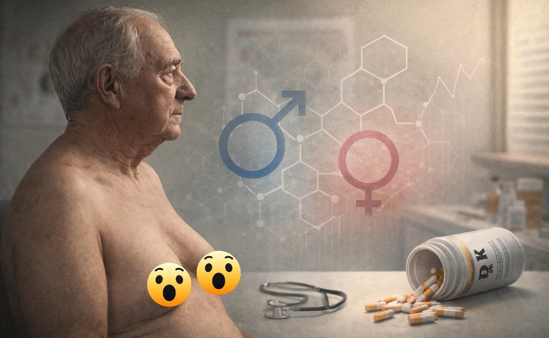 Viejillo con hipertensión se puso pechugón tras tratamiento médico
Imagen: ia