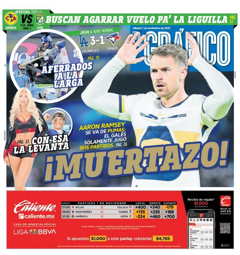 Imagen: Staff El Gráfico (Portada El Gráfico | Sábado 1 de octubre 2025)